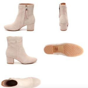 TOMS Evie Bootie Blush Suede